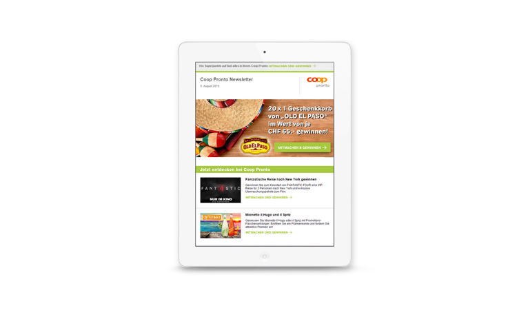 coop pronto les avantages de la newsletter reduction bon de reduction concours tirage au sort coop mineraloel